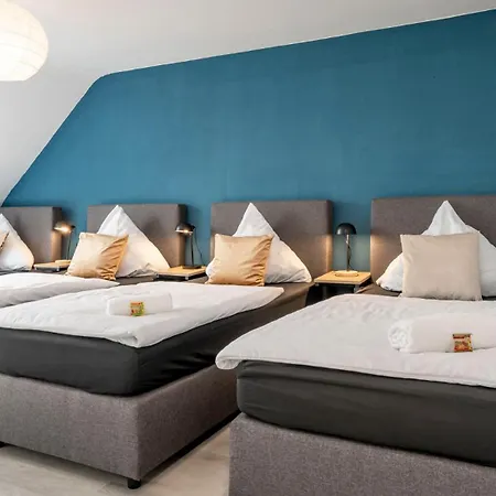Xxl Design-appartement Gardendesign Boxspring 8 Pers Zwischen Heidelberg Und Mannheim דירה